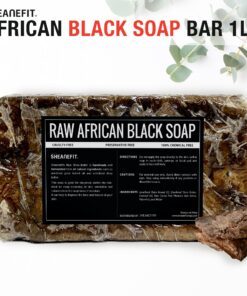Alternative view of Sheanefit Raw African Black Soap Bar - For All Skin Types - Face, Body, Hair Soap Bulk Bars (1 Pound) 1 Pound (Pack of 1)