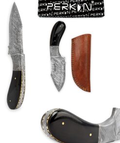 Perkin Knives - Handmade Damascus Hunting Knife 11 81yYcK4x9EL