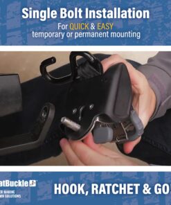 BoatBuckle G2 Stainless Steel Retractable Transom Tie-Down (Black), 1 Pair 25 81yZPkQoJL