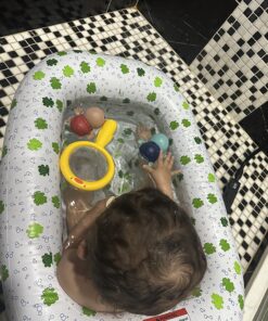 Mommy's Helper Inflatable Bath Tub Froggie Collection, White/Green, 6-24 Months Green, White 25 81ya5CJTkSL