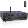 PYLE Wireless Bluetooth Karaoke Amplifier Home Car Bus Tours 300 Watts 2 Channel Digital Home Audio PA Receiver System 2 Microphone Input Control, FM Radio, USB,12 Volt Power Option Pyle PFA600BU 11 81ybJB1TB1L