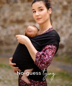 Boba Wrap Baby Carrier, Black - Original Stretchy Infant Sling, Perfect for Newborn Babies and Children up to 35 lbs 27 81yc5pXZrPL