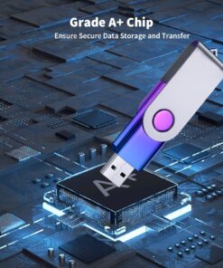 Alternative view of ABLAZE 32GB Flash Drives 10 Pack, Premium USB 2.0 Flash Drives Bulk Thumb Drives Pack 32GB USB (New Version