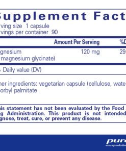 Pure Encapsulations Magnesium (Glycinate) - Supplement to Support Stress Relief, Sleep, Heart Health, Nerves, Muscles, and Metabolism* - with Magnesium Glycinate - 90 Capsules 90 Count (Pack of 1) Standard Packaging 19 81ydgaxhSZL