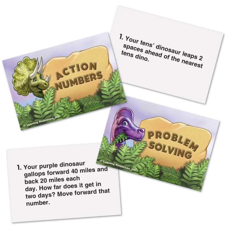 Learning Resources Dino Math Tracks Game - Ages 6+ Addition And ...