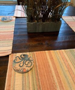 Thirstystone Monterey Bay 4 Pack Round Absorbent Stone Coasters with Protective Cork Backing Manufactured in the USA Artistic Absorbent Easily Wipes Clean 29 81yfVbZ2lLL