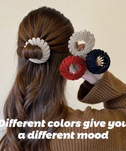 Sizobi 3 Pcs Bird Nest Magic Hair Clip,Hair Accessories for Women, Expandable Hair Bun Maker, Hair clips for Thick Thin hair, Hair Clips for Women and Girls, Ponytail Holders, Hair Bun Clip Series A 30 81yfg2IjyAL 1