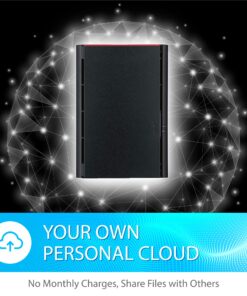 Alternative view of BUFFALO LinkStation 220 4TB 2-Bay NAS Network Attached Storage with HDD Hard Drives Included NAS Storage That Works as Home Cloud or Network Storage Device for Home LinkStation 220 – 2 Drive Bays 4 TB