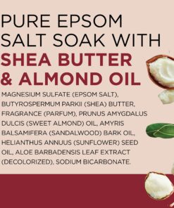 Dr Teal's Pure Epsom Salt Soak, Soften & Moisturize with Shea Butter & Almond Oil, 3lbs (Packaging May Vary) 18 81ygVu2g6VL
