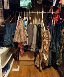 Whitmor Double Closet Rod - Heavy Duty Closet Organizer- Chrome 1 DESIGN 1 27 81ygiZIKLlL