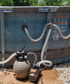 XtremepowerUS 2640GPH 13" Sand Filter w/ 3/4HP Digital Programmer Timer Above Ground Swimming Pool Pump Set 27 81yh1sgr7AL