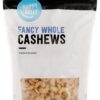 Amazon Brand - Happy Belly Fancy Whole Cashews, Roasted & Sea Salted, 2.75 Pound (Pack of 1) 2.75 Pound (Pack of 1) 22 81yhPCZhp1L
