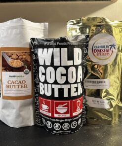 Wild Foods Organic Cocoa Butter Wafers | Raw Plant-Based & Cold-Pressed Cacao Keto Discs | Food Grade & Vegan White Sugar Free Chocolate Chips | 16oz 1 Pound (Pack of 1) 30 81yhkzuLqEL