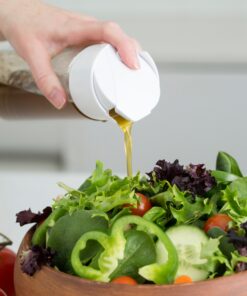 Whiskware Tritan Plastic BlenderBall Whisk Leak Proof Salad Shaker Bottle for Fresh, Homemade Dressings, 2.5 Cups, White 13 81yipeEdJQL