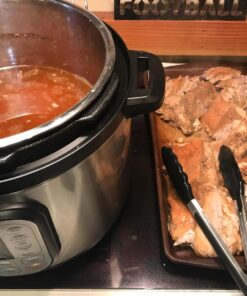 Vivree Kitchen Tongs Set - Salad & Grill Stainless Steel Serving Tongs with Silicone Tips - 9"&12" (Black) Black 77 81ykyLIHMHL 4