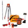 Johnson Level & Tool 99-006K Self Leveling Rotary Laser System Kit, Red, 1 Kit