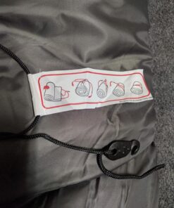 Coleman Biscayne Big & Tall Warm-Weather Sleeping Bag, 40°F Camping Sleeping Bag for Adults, No-Snag 2-Way Zipper for Ventilation with Stuff Sack Included, Fits Adults up to 6ft 4in Tall Black/Grey 14 81yldGOAL1L