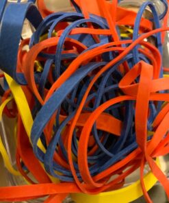 Amazon Basics Assorted Size and Color Rubber Bands, 0.5 lb. 0.5 Pound Pack 26 81ymki6SPDL