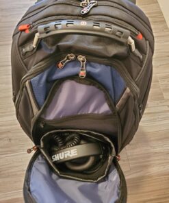 SwissGear Wenger Ibex Laptop Backpack, black, one size (27316060) Ibex Padded Platform Laptop Backpack With Accessory Pouch 71 81ymoSV6lL