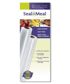 Seal-a-Meal 11" x 9' Vacuum Seal Rolls for Seal-a-Meal and FoodSaver Vacuum Sealers, 2 Pack - FSSMBF0626-000 3 81ymxCciB9L