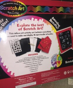 Melissa & Doug Deluxe Combo Scratch Art Set: 16 Boards, 2 Stylus Tools, 3 Frames 9 81yn0M9aOdL