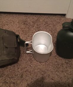 Rothco 3 Piece Canteen Kit with Cover & Aluminum Cup Olive Drab 5 81yp0FXVjJL