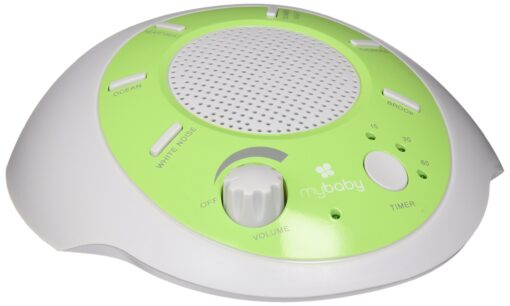 myBaby SoundSpa Portable Machine, Plays 6 Natural Sounds, Auto-Off Timer, Portable for New Mother or Traveler, Battery or Adapter Operated, MYB-S200