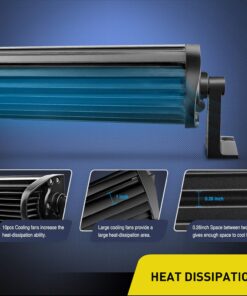 Nilight 52Inch 300W Curved Spot Flood Combo LED Light Bar LED Driving Lamp Off Road Lights LED Work Light for Trucks Boat Jeep Lamp,2 Years Warranty 52Inch 300W LED Lights 28 81yr40F8UAL