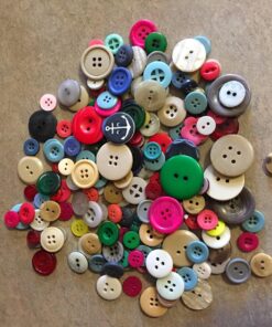 Scrambled Assortment Bag of Buttons for Arts & Crafts, Decoration, Collections, Sewing, and More! (100 Pack) 25 81yrkq8RSL