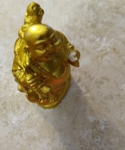 M.V. Trading Happy Laughing Figurine Buddha Statue, Set of 6, 2 Inches, Bonze Bronze 9 81yrmmmt1oL