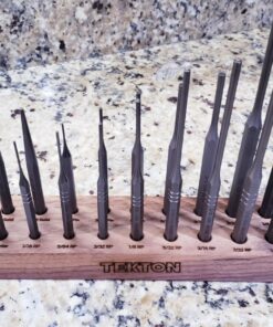 TEKTON Punch Set with Walnut Block (18-Piece) | 66564 Gunsmith Punch Set 51 81yt47PSczL