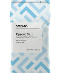 Alternative view of Amazon Brand - Solimo Epsom Salt Soak, Magnesium Sulfate USP, Unscented, 8 Pound, Pack of 3 8 Pound (Pack of 3)