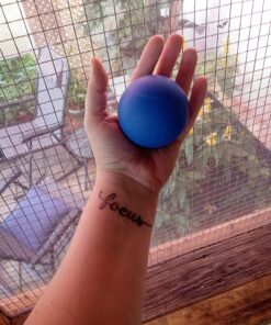 Kieba Massage Lacrosse Balls for Myofascial Release, Trigger Point Therapy, Muscle Knots, and Yoga Therapy. Set of 2 Firm Balls (Blue and Red) Blue and Red 36 81yu5aXgFkL