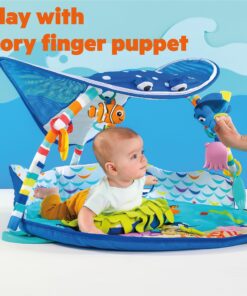 Bright Starts Disney Baby Finding Nemo Mr. Ray Ocean Lights & Music Gym, Ages Newborn + 25 81yvKs2jGL