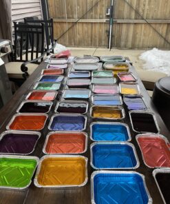 (35 Pack) 8” x 8” Square Baking Cake Pans with Plastic Dome Lids | Heavy Duty l Disposable Aluminum Foil Tins l Portable Food Containers l Perfect for Roasting Oven Toaster Cooking 35 34 81yvbJ61iyL