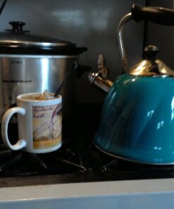 Mr. Coffee Alderton Tea Kettle, 2.3 Quarts, Green 21 81yweFWvQSL