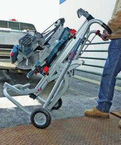 Bosch Portable Gravity-Rise Wheeled Miter Saw Stand T4B 40 81yx zi0DS