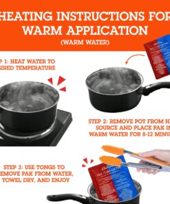 Hot or Cold Gel Pack - XL Ice & Heating Pack (8"x11") - Large Reusable Paks for Warm & Cold Compress, Treating Injuries, Physical Therapy - Keeps Food at Desired Temperature Warm or Cold for Hours 1 16 81yxR LprML 2