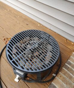 Dracarys 18" Cast Iron Cooking Grate Grids Round Accessories for Large Big Green Egg,Kamado Joe Classic Vision Grill VGKSS-CC2,B-11N1A1-Y2A Any 18" Grill 18 inch 15 81yxrd4CiFL