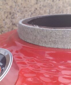 Gold Standard High Heat Gasket with Adhesive for Large Big Green Egg with Kevlar and Nomex - 2yr Warranty 21 81z dqhjvoL