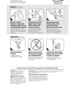 Command Small Wire Toggle Hooks, Damage Free Hanging Wall Hooks with Adhesive Strips, No Tools Wall Hooks for Hanging Christmas Decorations, 10 Clear Hooks and 12 Command Strips 10 Hooks 32 81z0tqkAAHL