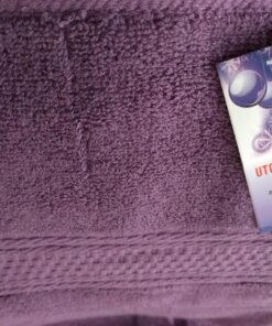 Utopia Towels 8-Piece Premium Towel Set, 2 Bath Towels, 2 Hand Towels, and 4 Wash Cloths, 600 GSM 100% Ring Spun Cotton Highly Absorbent Towels for Bathroom, Gym, Hotel, and Spa (Plum) Plum 37 81z2HeodCL