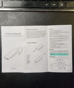USB C Laptop Docking Station 3 Monitors, 13 in 1 USB C Hub with Dual HDMI+DisplayPort+10Gbps USB A/C, 100W PD, 6 USB, Ethernet, SD/TF, Audio, USB C Dock with iPhone 15/Mac/Dell/HP/Surface/Steam Deck 13-in-1(Dual HDMI+DisplayPort) 30 81z2PtKAML