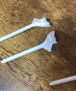 FLIGHTPATH Premium Golf Tees - Durable Plastic Golf Tees Designed to Enhance Golf Shot Distance & Precision - Robotically Tested to Reduce Ball Spin - USGA Approved Golf Equipment (Pack of 8) 2.75" 27 81z2QAON eL