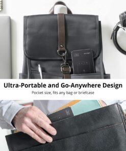 Alternative view of AKASO WT50 Mini Pocket Pico Projector, 1080P Movie Video DLP Portable Projector with Android OS, Built-in Battery WiFi & Bluetooth, Projector for Cookie Decorating, Connects to iPhone and Android