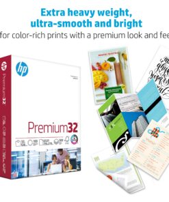 HP Papers | 8.5 x 11 Paper | Premium 32 lb | 6 Pack - 1,500 Sheets| 100 Bright | Made in USA - FSC Certified | 113500C 6 Pack | 1500 Sheets Letter (8.5 x 11) 10 81z3hA 41 L