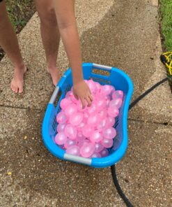 Bunch O Balloons Pink (3 Bunches) by ZURU, 100+ Rapid-Filling Self-Sealing Pink Colored Instant Water Balloons for Outdoor Family, Friends, Children Summer Fun (3 Bunches, 100 Balloons) 18 81z48OdZOGL