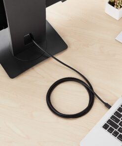 Amazon Basics Mini DisplayPort Male to HDMI Male Cable, 1080p, Gold-Plated Plugs, 6 Foot, Black for Personal Computer 6-Feet 1-Pack 24 81z4b9zdh L