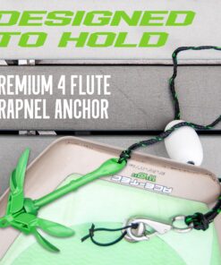 Gradient Fitness Marine Anchor, Kayak Anchor Kit Also for, Canoes, Paddle Boards (SUP), Jet Ski Anchor, Small Boat Anchor Kit 3.5 lb Folding Anchor 27 81z544alcOL