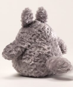 Alternative view of GUND Fluffy Totoro Stuffed Animal Plush in Gray, 6"